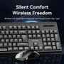Vention Combo de Teclado y Ratón Inalámbricos KTZB0-EN Negro